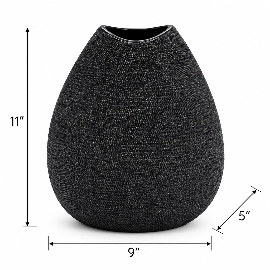Noir Column Vase