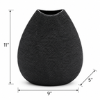 Noir Column Vase