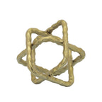 Metal Square Gold Orbs