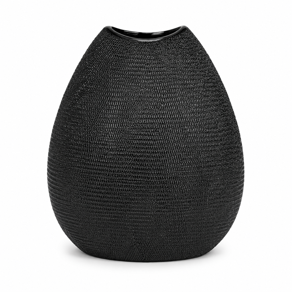 Noir Column Vase