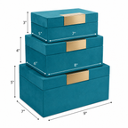 Velvet Jewerly Boxes (set of 3)