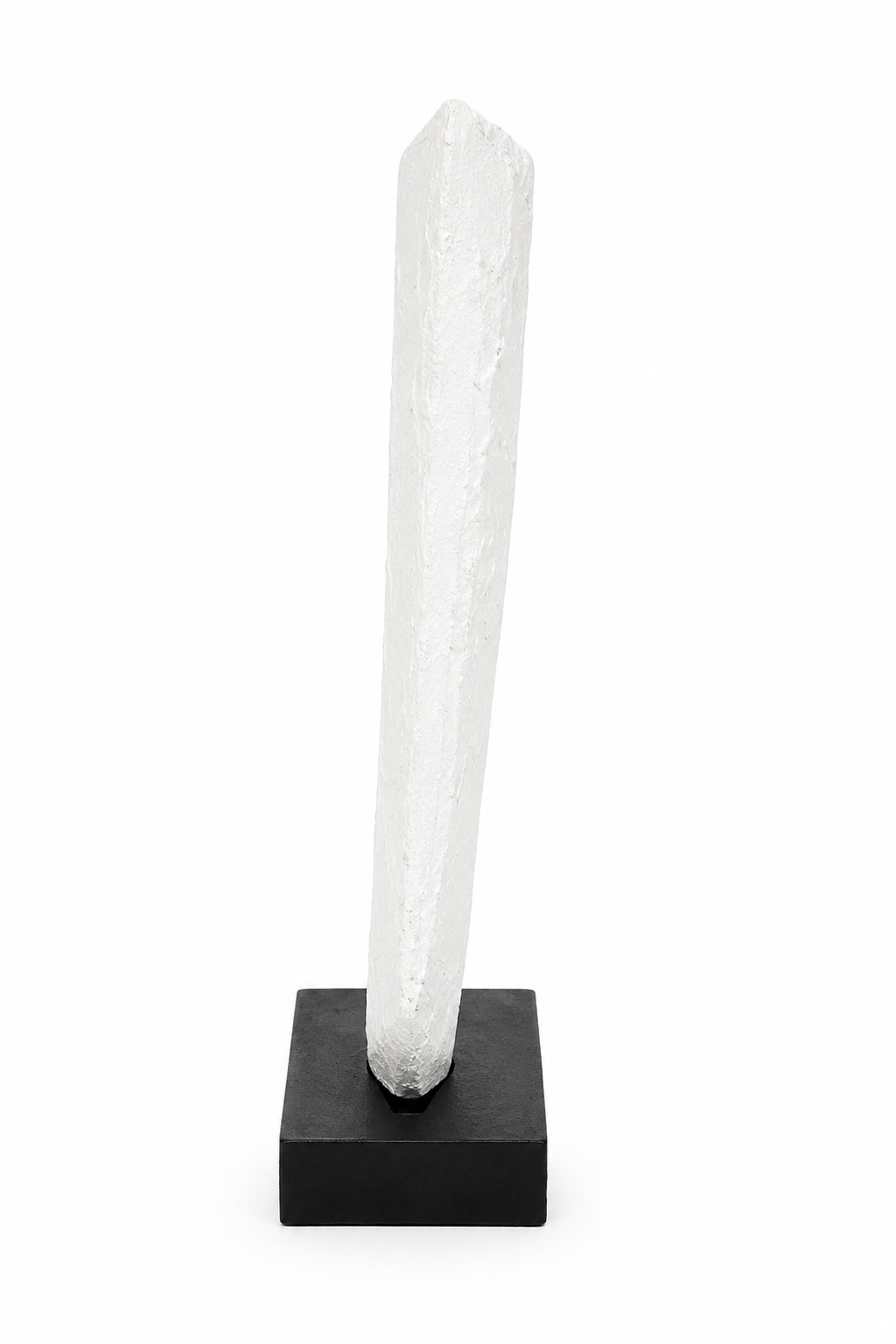 White Abstract Loop Sculpture