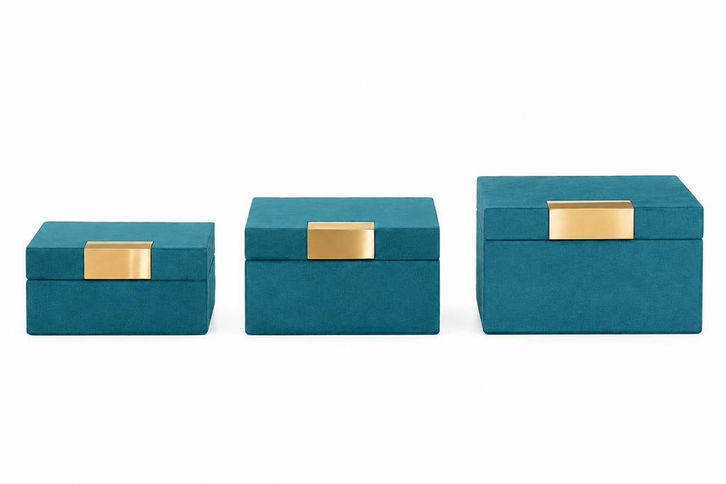 Velvet Jewerly Boxes (set of 3)