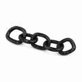 Black Metal Chain Link Sculpture