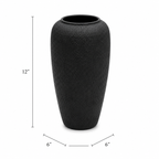 Noir Beaded Vase