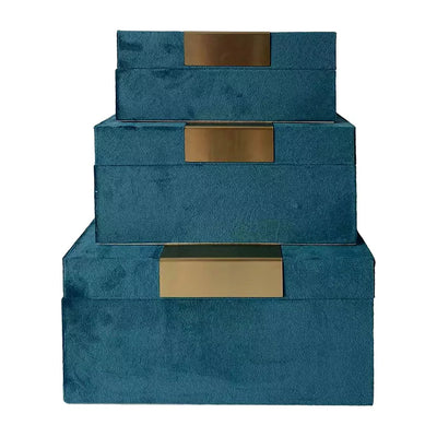 Velvet Jewerly Boxes (set of 3)