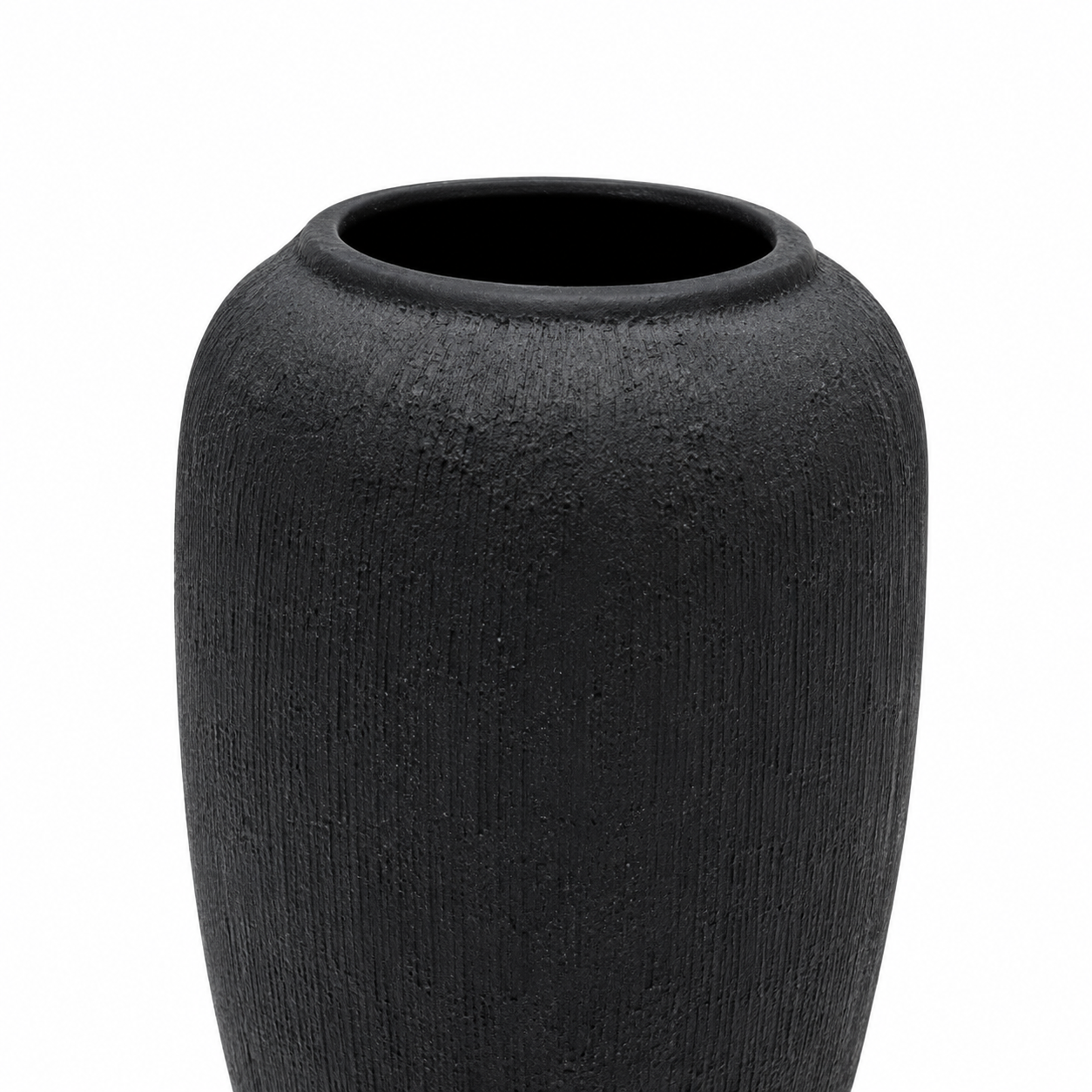 Noir Beaded Vase