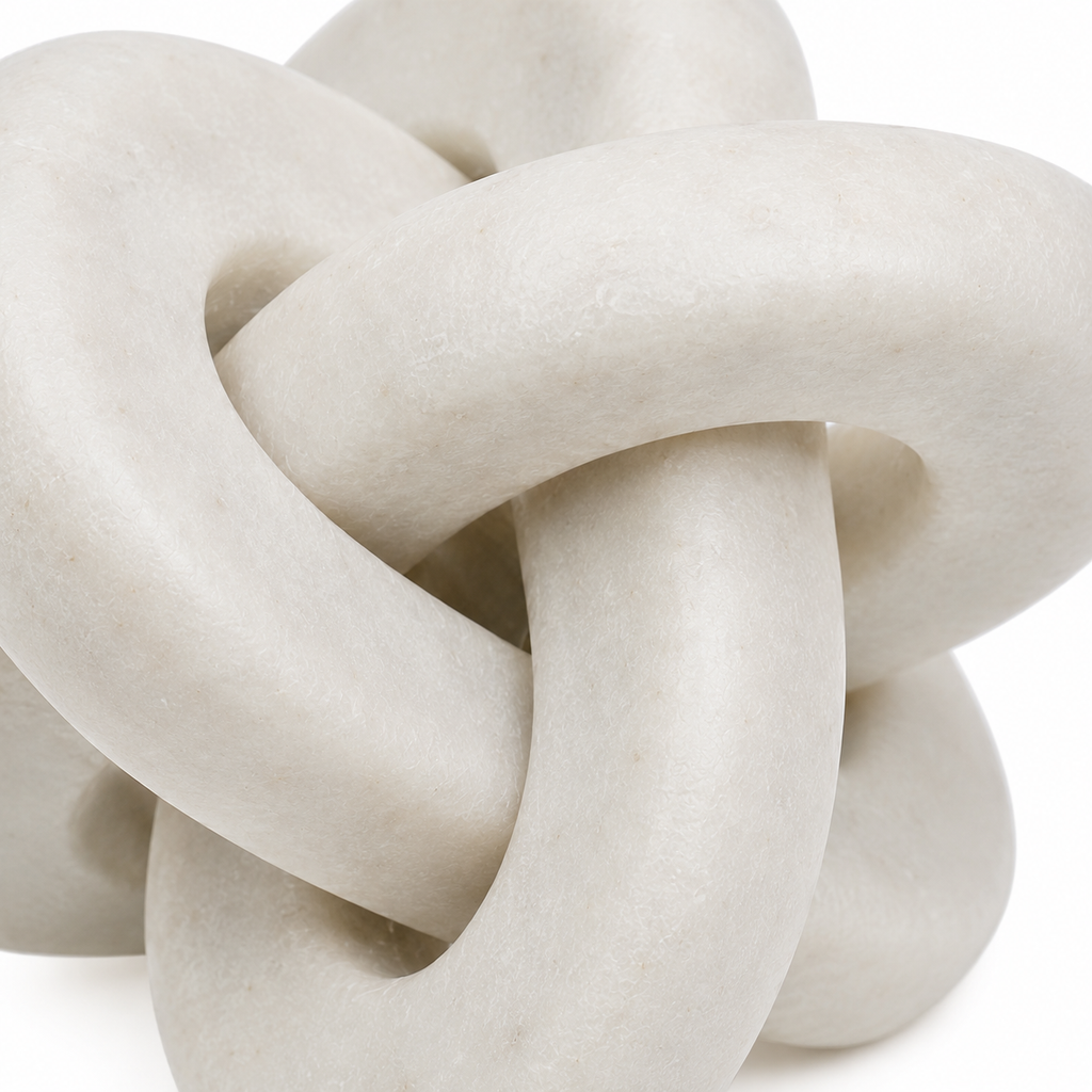 White Knot Decor