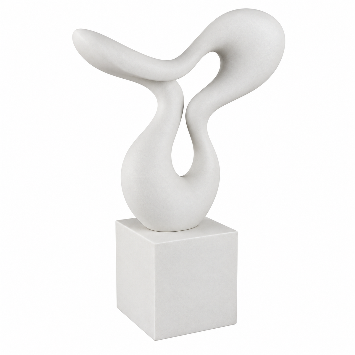 Abstract White Sculpture