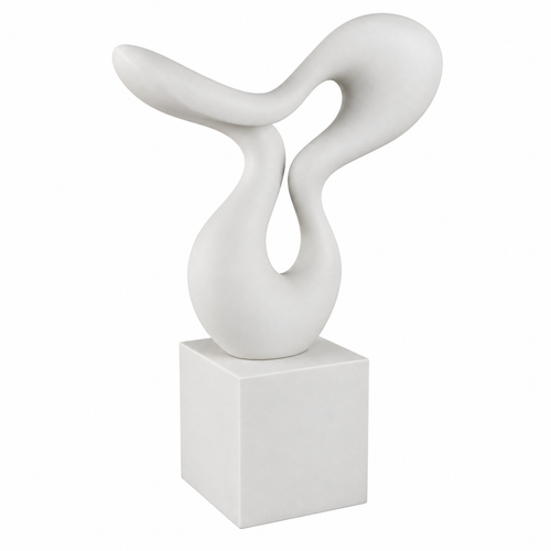 Abstract White Sculpture