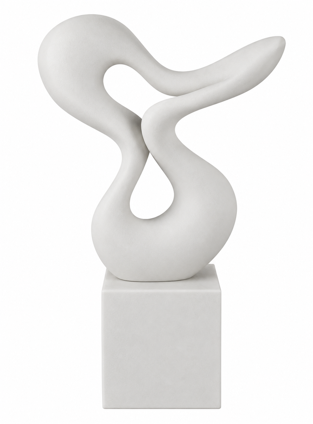 Abstract White Sculpture