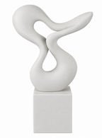 Abstract White Sculpture