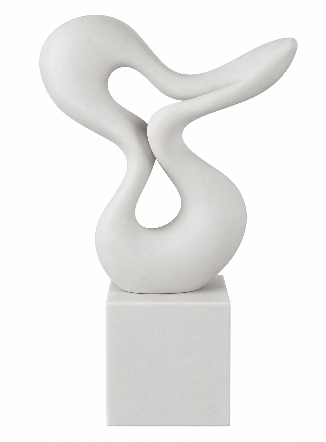 Abstract White Sculpture