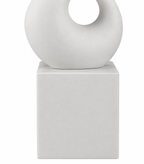 Abstract White Sculpture
