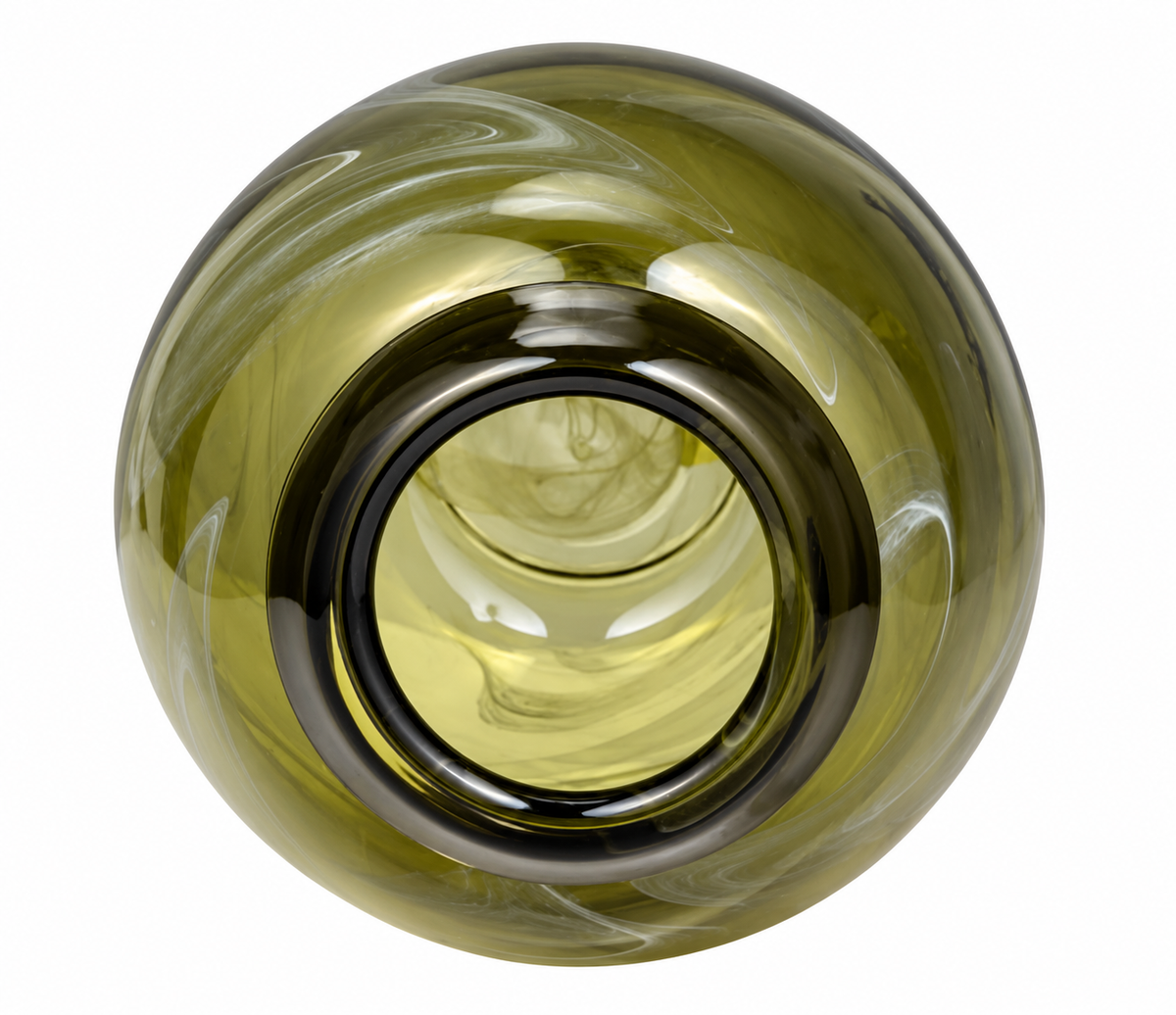 Swirl Green Bowl