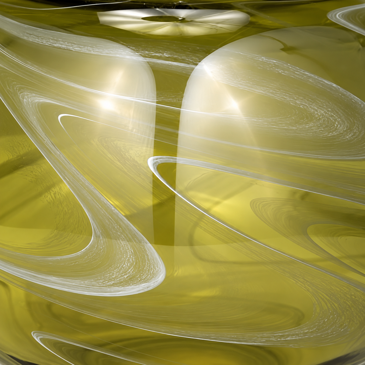 Swirl Green Bowl