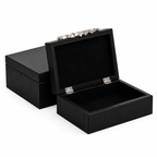 Silver & Black Boxes set of 2