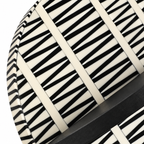 Black & White Sculptural Orbs, Set of 2