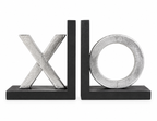 X and Bookends set of 2