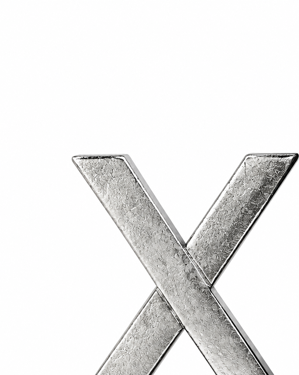 X and Bookends set of 2