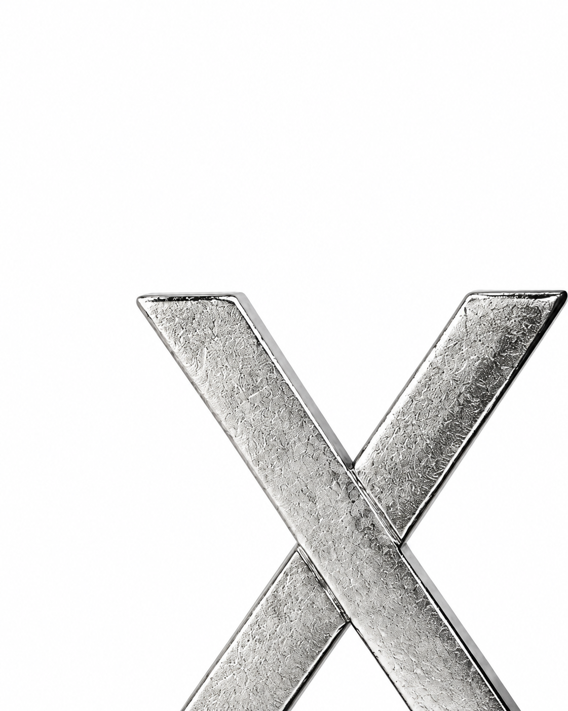 X and Bookends set of 2