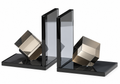 Smoke Crystal Bookends Set of 2