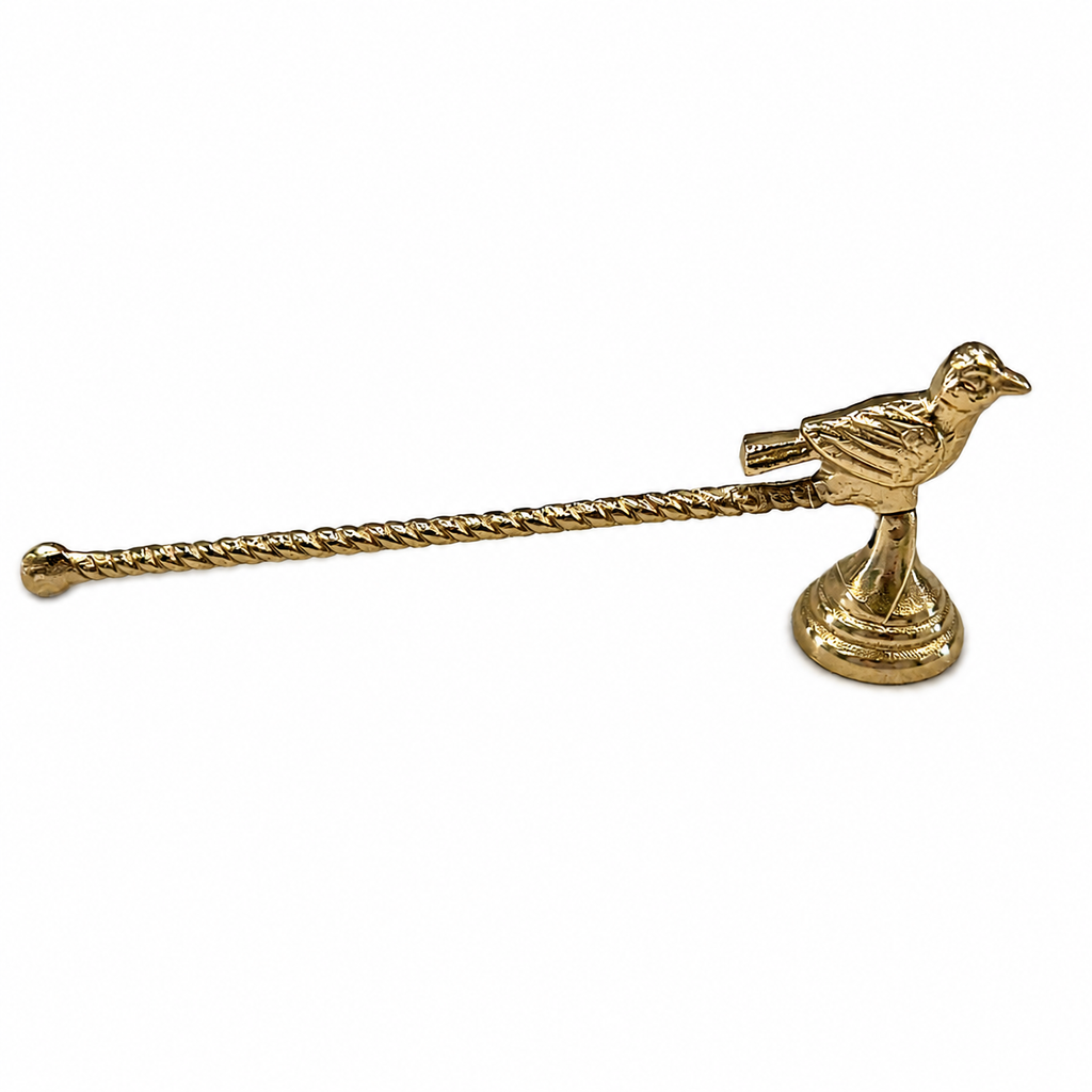 Gold Bird Brass Candle Snuffer
