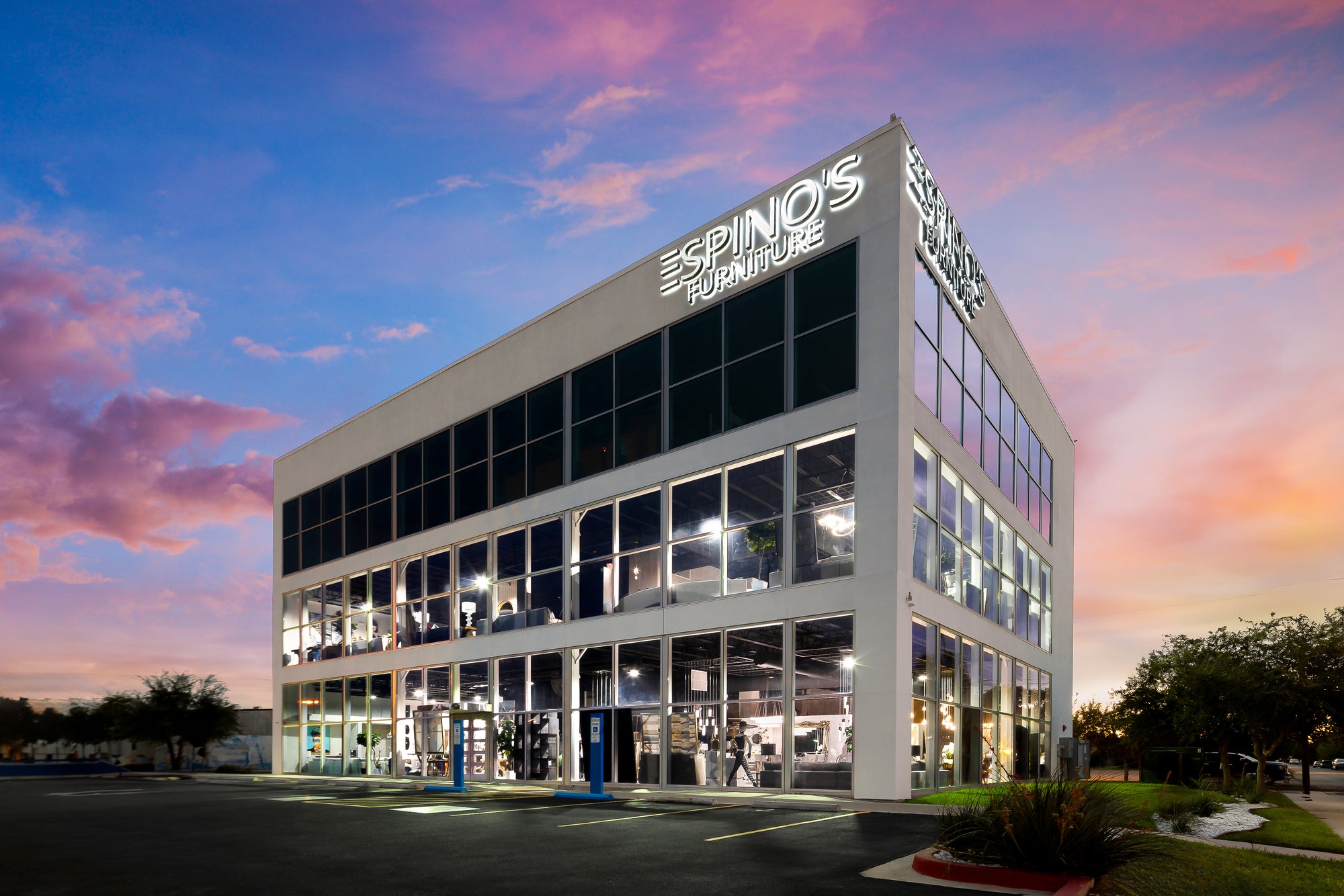 Espino's Furniture showroom