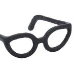 Black Glasses Sculpture