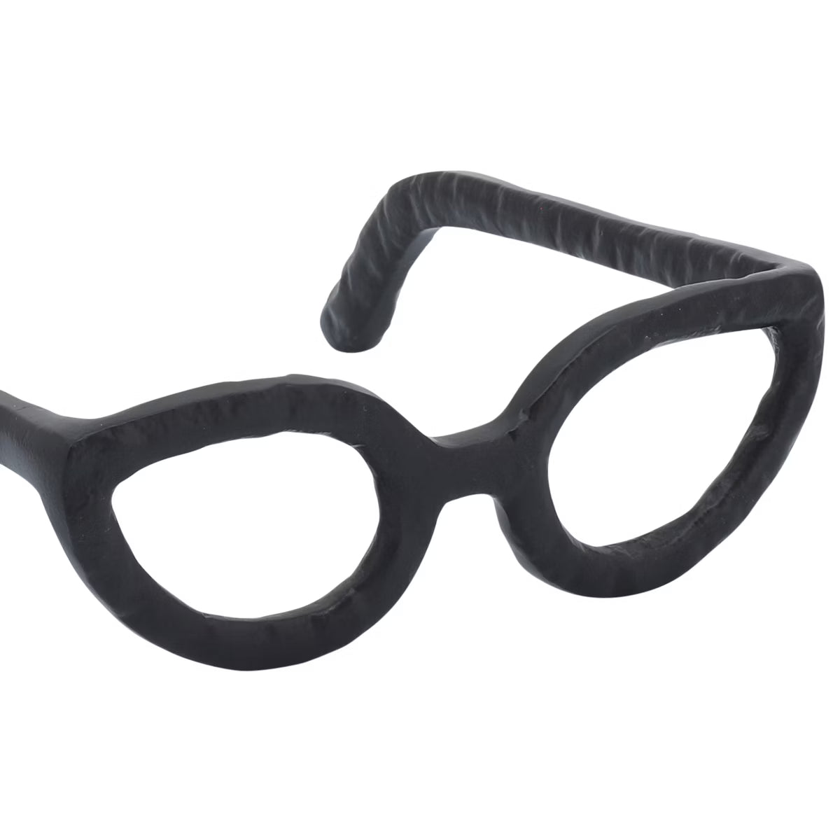 Black Glasses Sculpture