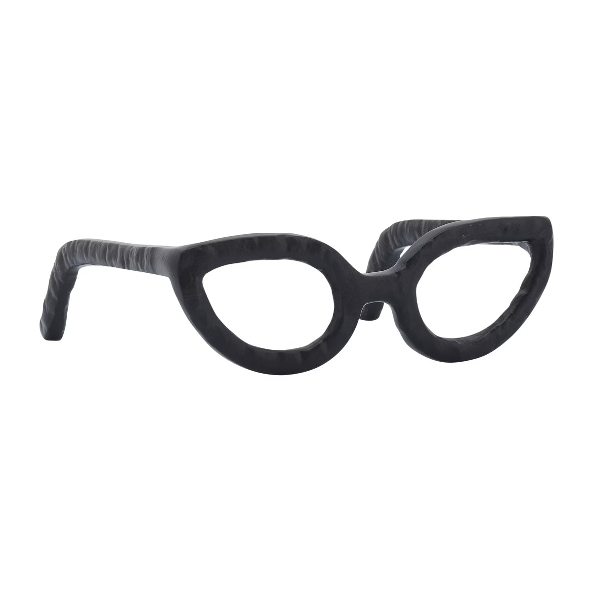 Black Glasses Sculpture