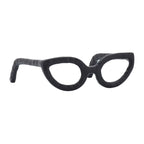 Black Glasses Sculpture