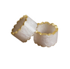 Pink Quartz Napkin Rings S/6