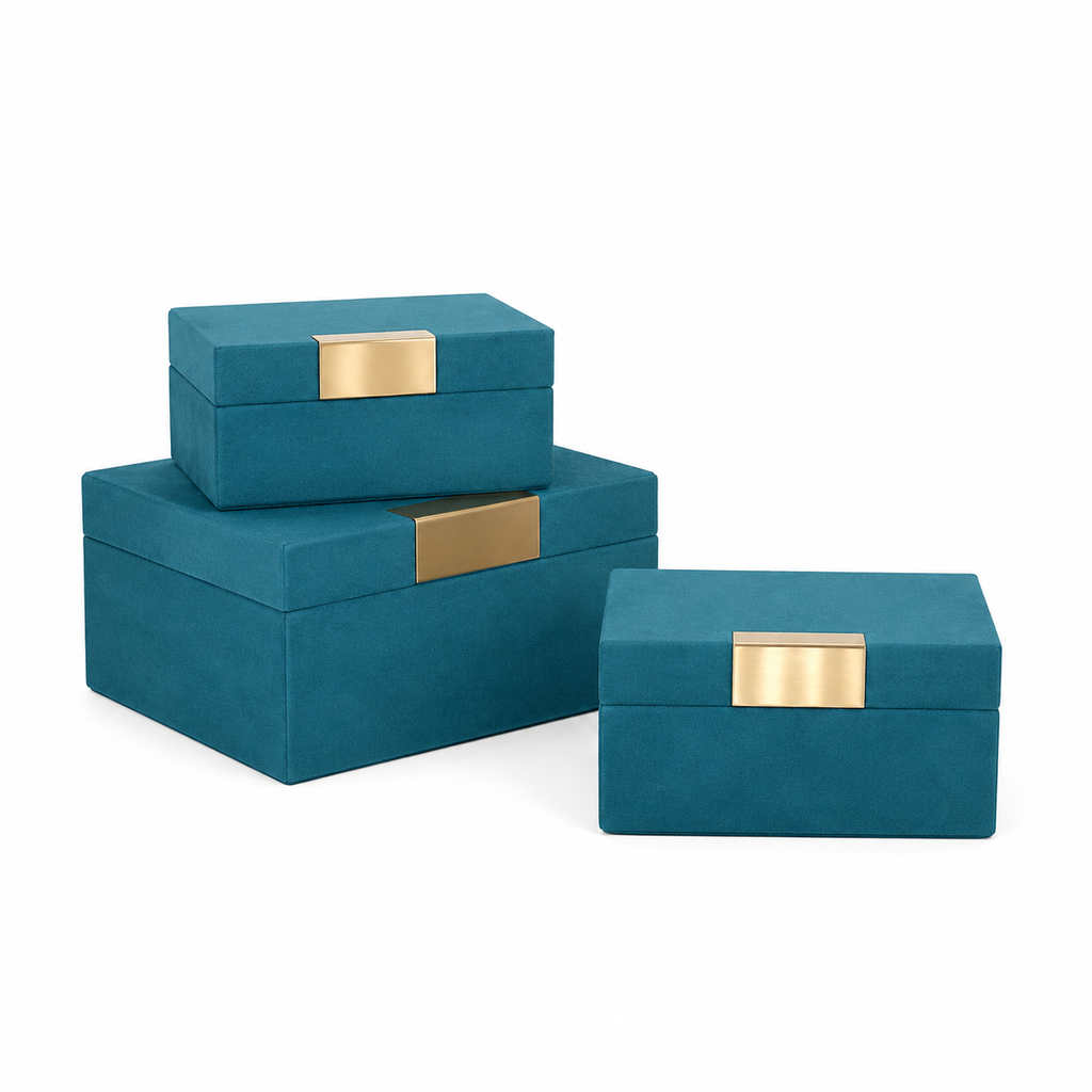Velvet Jewerly Boxes (set of 3)