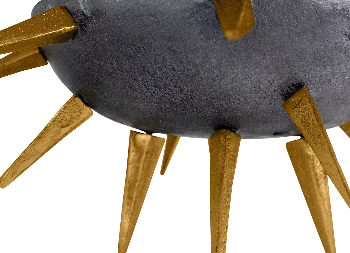 Punk Metal Centerpiece Bowl