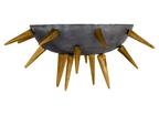 Punk Metal Centerpiece Bowl