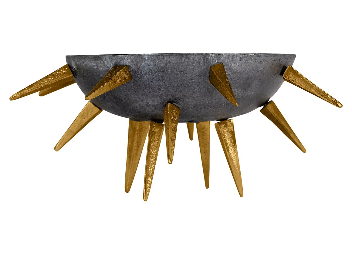 Punk Metal Centerpiece Bowl