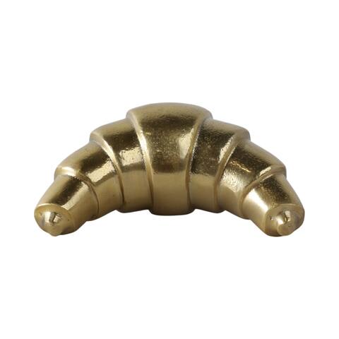 Metal Crescent Croissant Decorative Object