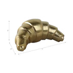 Metal Crescent Croissant Decorative Object