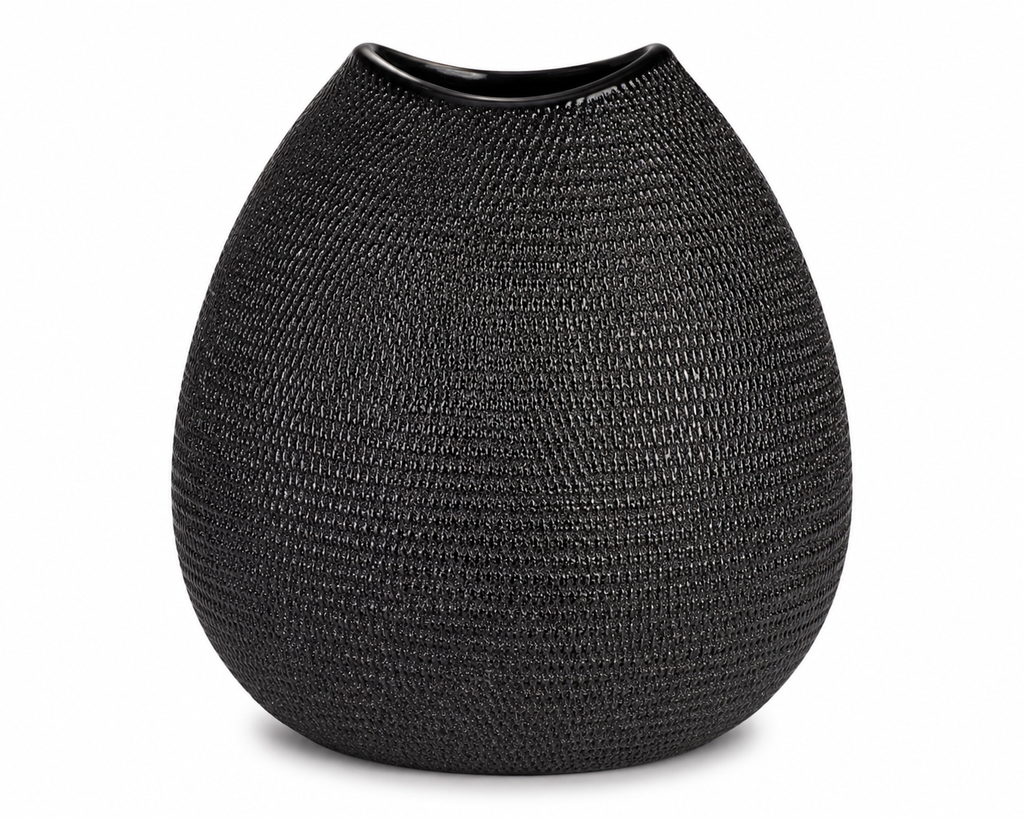 Noir Column Vase