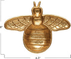 Decorative Cast Iron Gold Bee Shaped Dish