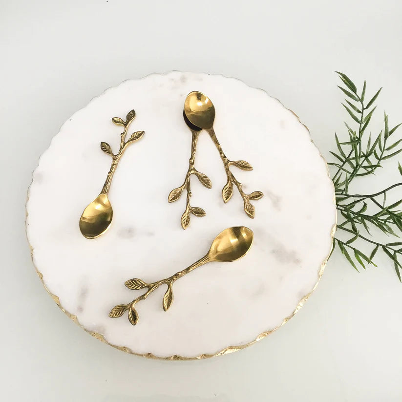Petal Gold spoon set of 4