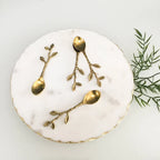 Petal Gold spoon set of 4