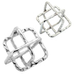Meta Silver Square Orb