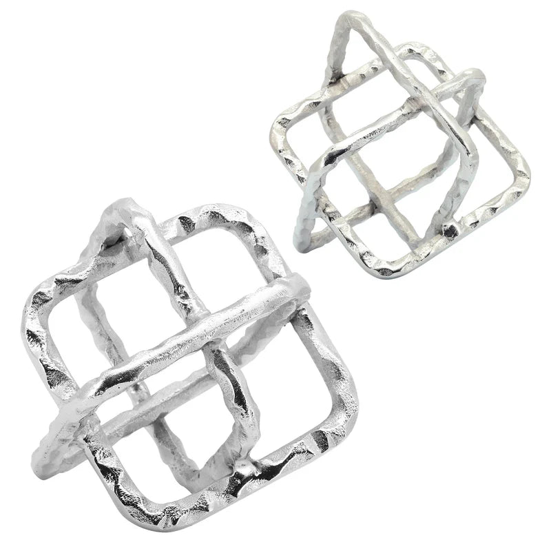 Meta Silver Square Orb