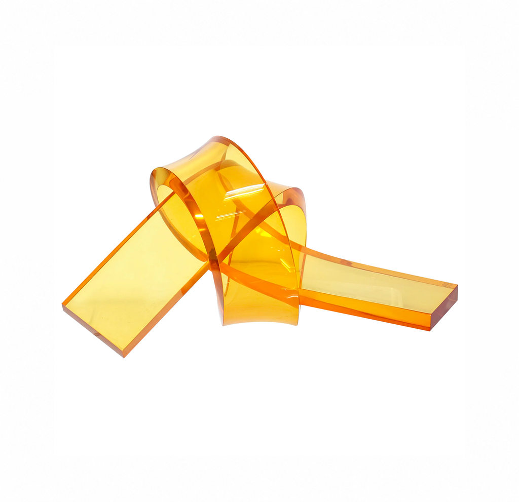 Orbit Knot Sculpture Orange