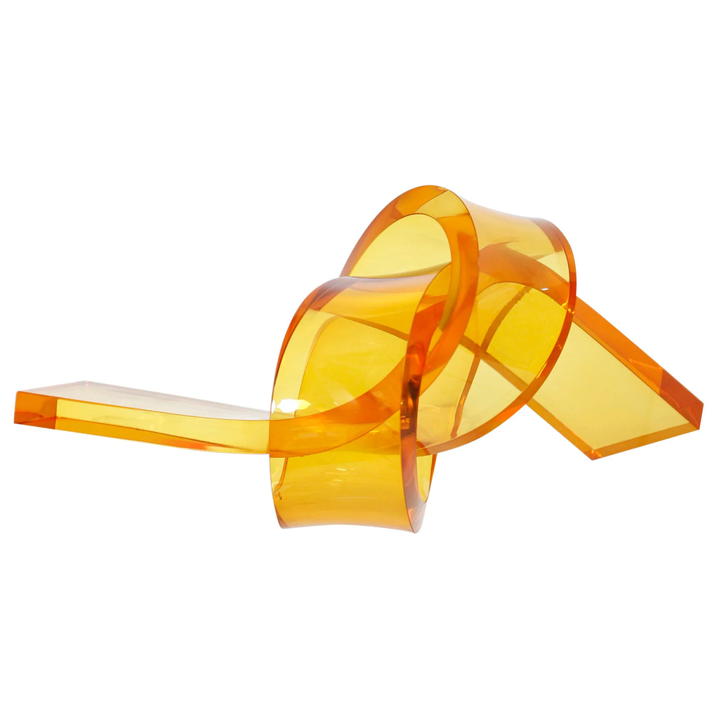 Orbit Knot Sculpture Orange