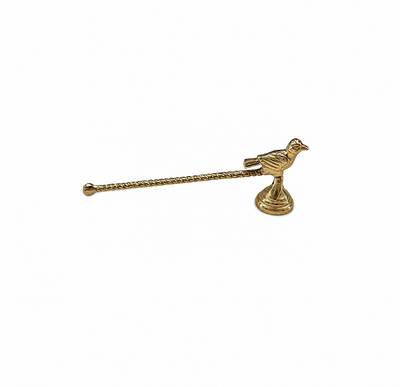 Gold Bird Brass Candle Snuffer