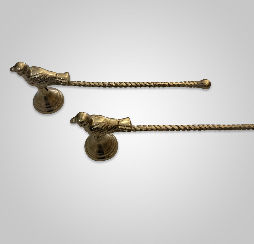 Gold Bird Brass Candle Snuffer