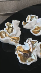 Golden Popcorn Quartz Sculptures Set of 3